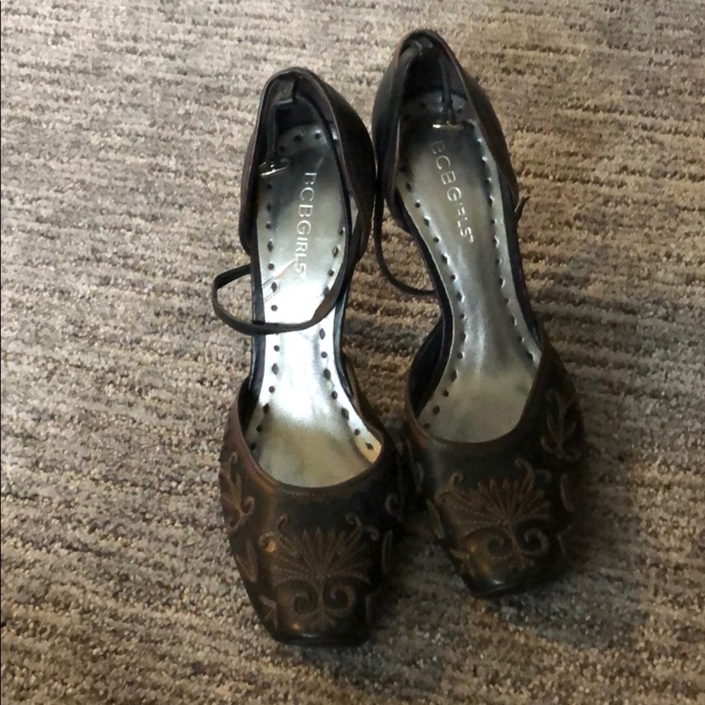 Used heels, lightly worn